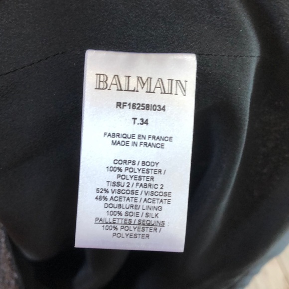 NWT-BALMAIN sequin dress - Picture 10 of 16